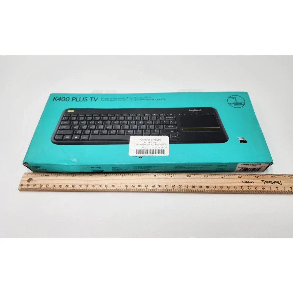 Logitech K400 Plus Wireless Touch With‎ Easy Media Control,built in TouchPad